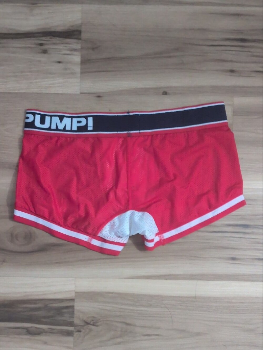 Red Mesh Boxer Briefs - Picture 2 of 2